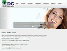 Tablet Screenshot of cdentalcenter.com.br